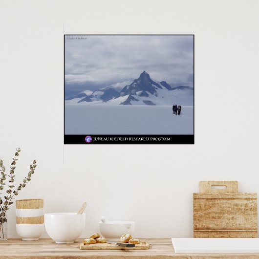 Poster Ski vers Glacier King en Alaska (Cuisine)