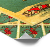 poster ski vintage, équipement de ski Neuchatel (Coin)