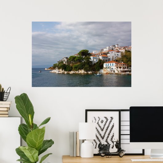 Poster Skiathos (Bureau à domicile)