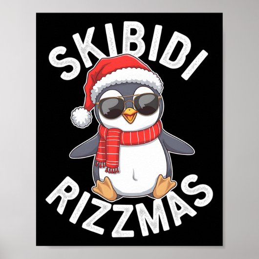 Poster Skibidi Rizzmas Funny Noël Saison P (Devant)