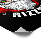 Poster Skibidi Rizzmas Santa Sungles Funny Christmas Men  (Coin)