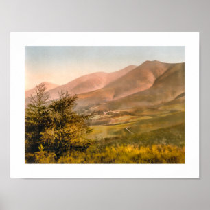 Poster Skiddaw, Keswick, Lake District Angleterre