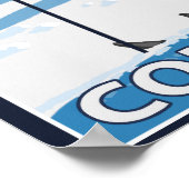 Poster Skier AdmiringColorado (Coin)