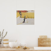 Poster Skier, c.1909 (Cuisine)