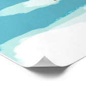 Poster Skier transportant ski de neige - Montana (Coin)