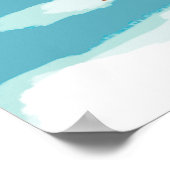 Poster Skier transportant ski de neige - Oregon (Coin)