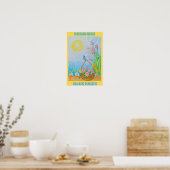 POSTER SKIES BLEUS SOLEIL (Cuisine)