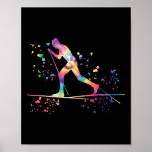Poster Skieur de fond Ski nordique Xc _10