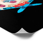 Poster Skieur de Nagano (Coin)