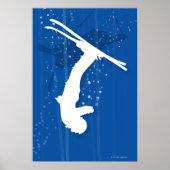 Poster Skieur libre (Devant)