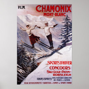 Poster Skiing Promotion