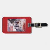 Poster Skiing Promotion Bagagelabel (Voorkant horizontaal)