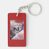 Poster Skiing Promotion Sleutelhanger (achterkant)