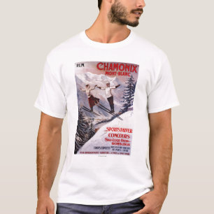 Poster Skiing Promotion T-shirt