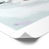 Poster Skiing Snow Mountain Art (Coin)