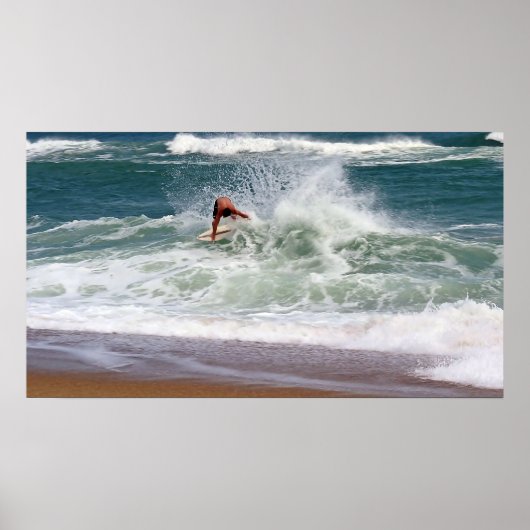 Poster Skimboarding par Shirley Taylor (Devant)