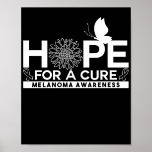 Poster Skin Cancer Hope For A Cure Melanoma