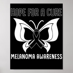 Poster Skin Cancer Hope For A Cure Melanoma