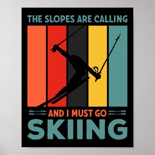 Poster Skis, Ski alpin, _1 (Devant)