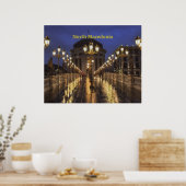 Poster Skopje, Macédoine du Nord (Cuisine)