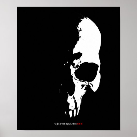 Poster skull (Devant)