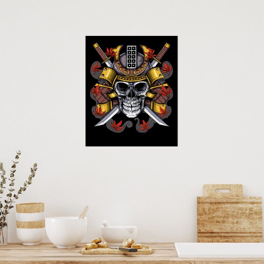 Poster Skull (Cuisine)