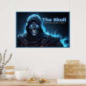 Poster Skull (Keuken)