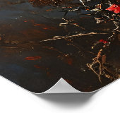 Poster Skull and Crimson Roses (Coin)