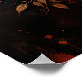 Poster Skull and Roses (Coin)