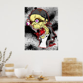 Poster Skull Biker (Cuisine)