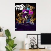 Poster skullboarderjpg (Bureau à domicile)
