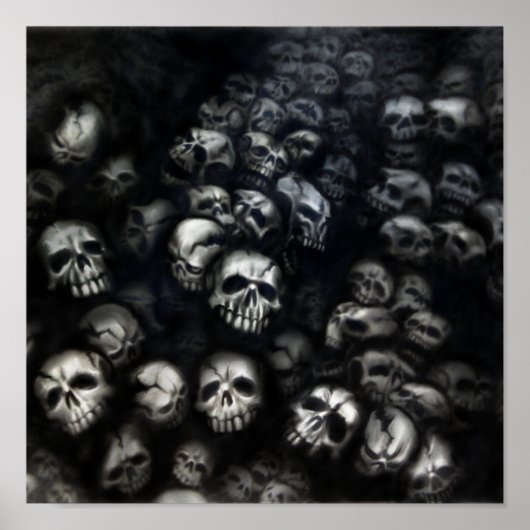 Poster Skuls Leinwand (Devant)