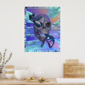 Poster SKULT ET DRAGON Par Michelle Wilder (Cuisine)