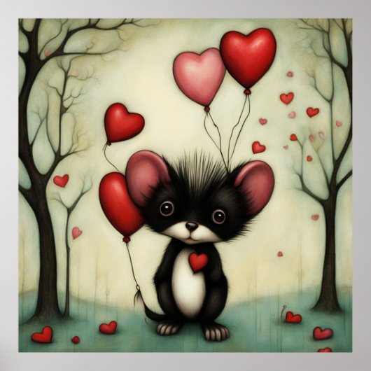 Poster Skunk Love 2 (Devant)