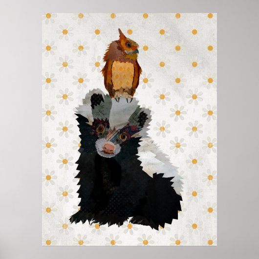 POSTER SKUNK & OWL (Devant)