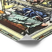 Poster Sky Constellations Carte Vintage (Coin)