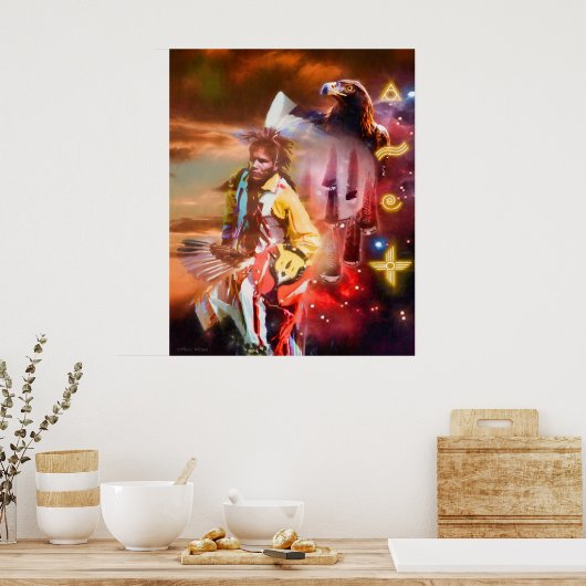 Poster SKY DANCER Native American (Cuisine)