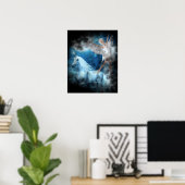 Poster Sky Féerie Aspar et Unicorn Vignette (Bureau à domicile)