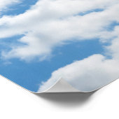 Poster sky, weather, nature, white, blue, cloud, sunlight (Coin)