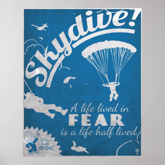 Poster Skydive ! (Devant)