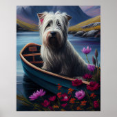 Poster Skye Terrier sur une pagaie : une aventure Pittore (Devant)