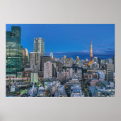 Poster Skyline au crépuscule (Devant)