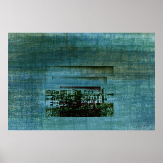 Poster Skyline - baie de Copenhague (Devant)