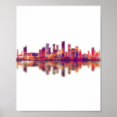 Poster Skyline Beyrouth Liban (Devant)