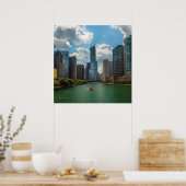 Poster Skyline Chicago (Cuisine)