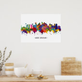 Poster Skyline d'Abou Dhabi (Cuisine)
