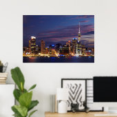 Poster Skyline de Auckland City (Bureau à domicile)