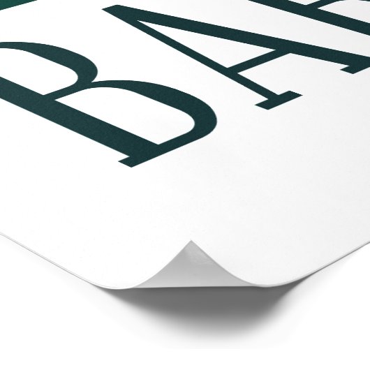 Poster Skyline de Barcelone (Coin)