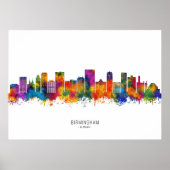 Poster Skyline de Birmingham (Devant)