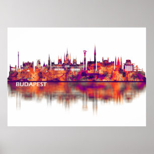 Poster Skyline de Budapest